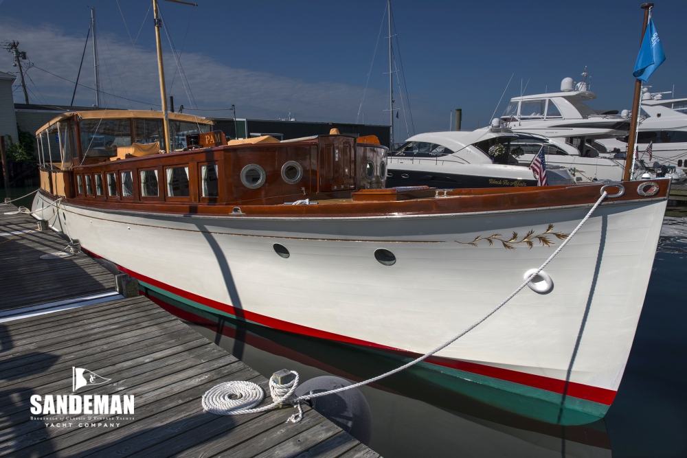 great lakes boat building 62 ft commuter yacht 1921