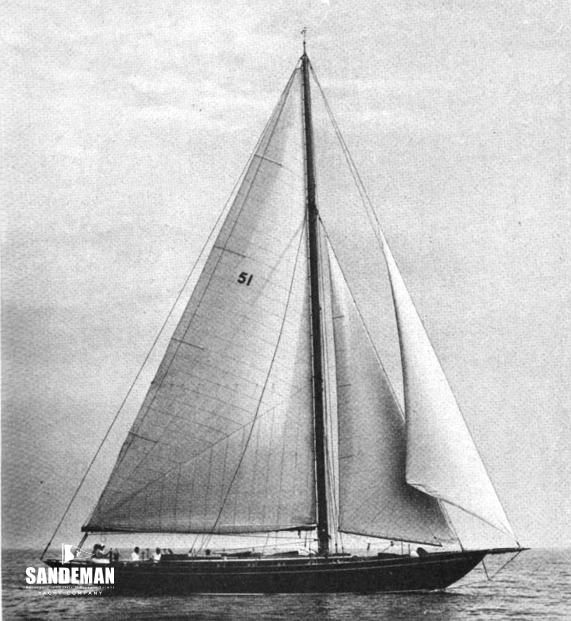 John Alden 58ft Bermudan Cutter 1937 Project Sandeman Yacht Company