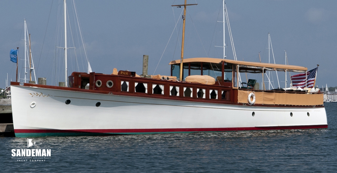 Great Lakes Boat Building 62 ft Commuter Yacht 1921 Sandeman Yacht Company